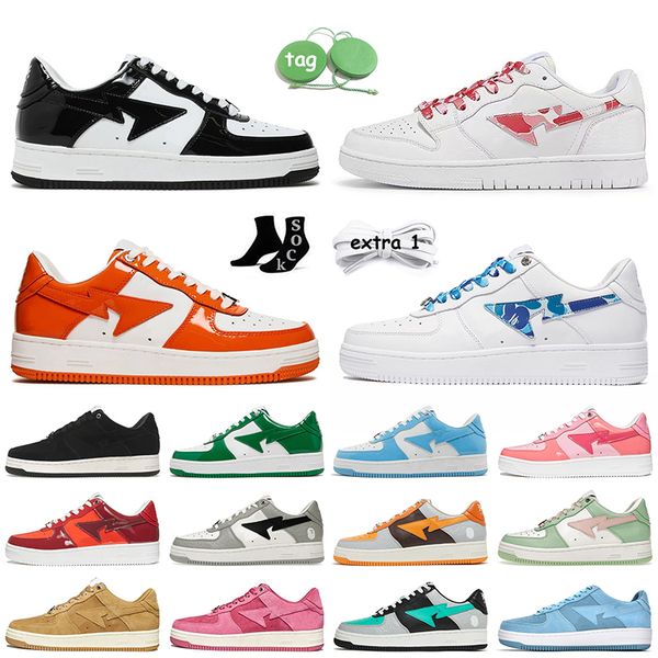 fashion bapesta casual shoes designer sneakers mens trainers patent leather black white abc red blue color camo combo pink grey suede bapest
fashion bapesta casual shoes designer sneakers mens trainers patent leather black white abc red blue color camo combo pink grey suede bapest