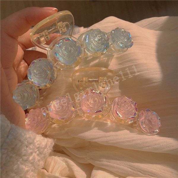 sweet gradient flower hair clips acrylic hair claws large size barrette headwear fashion ornament hair accessories, Slivery;white
sweet gradient flower hair clips acrylic hair claws large size barrette headwear fashion ornament hair accessories, Slivery;white