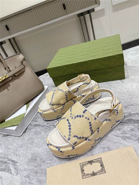 designer luxury wide strap sandals signature platform slide beige men's canvas slide flip flop slipper with box dust bag, Black
designer luxury wide strap sandals signature platform slide beige men's canvas slide flip flop slipper with box dust bag, Black