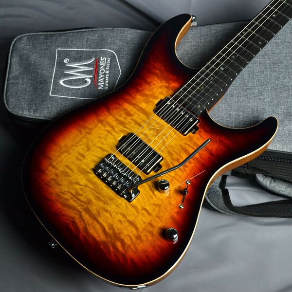 mayones aquila elite s 6 qm trans 3-tone sunburst gloss (t-3sunb-g) #gg6os electric guitar
mayones aquila elite s 6 qm trans 3-tone sunburst gloss (t-3sunb-g) #gg6os electric guitar