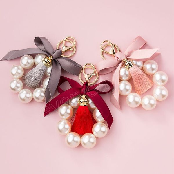 creative bowknot pearl tassels car key chain for women girl exquisite bag charm pendant keychain car keyring ornament, Slivery;golden
creative bowknot pearl tassels car key chain for women girl exquisite bag charm pendant keychain car keyring ornament, Slivery;golden