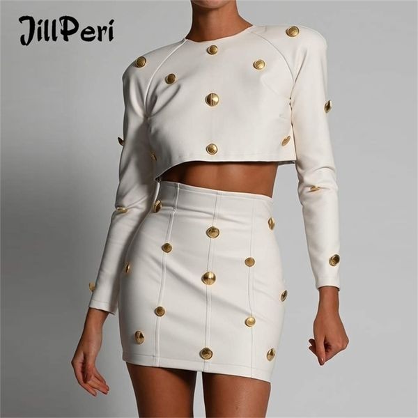jillperi vegan leather long sleeve crop and skirt with gold button winter elegant outfits fall women two piece set 220318, White
jillperi vegan leather long sleeve crop and skirt with gold button winter elegant outfits fall women two piece set 220318, White