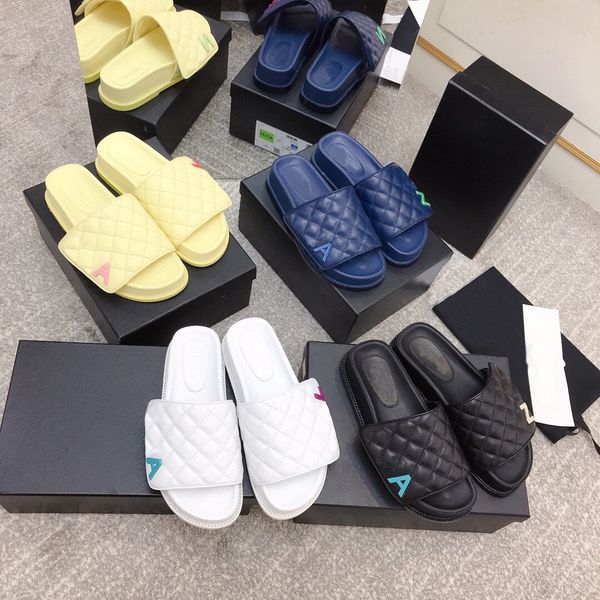 women leather quilted sandal crystal calf womens slides quilted platform summer beach slipper comfort apartment size 35-40, Black
women leather quilted sandal crystal calf womens slides quilted platform summer beach slipper comfort apartment size 35-40, Black