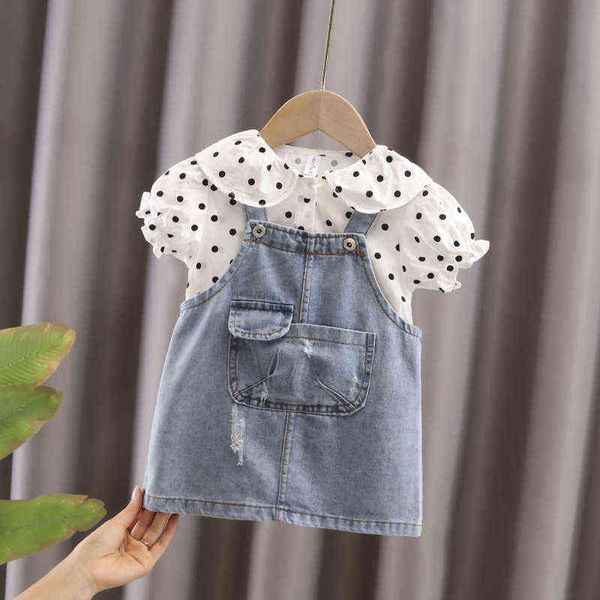 newborn baby girls' clothes summer outfits sets fashion + strap denim skirt suit for infant baby girl clothing birthday sets aa220323, White
newborn baby girls' clothes summer outfits sets fashion + strap denim skirt suit for infant baby girl clothing birthday sets aa220323, White