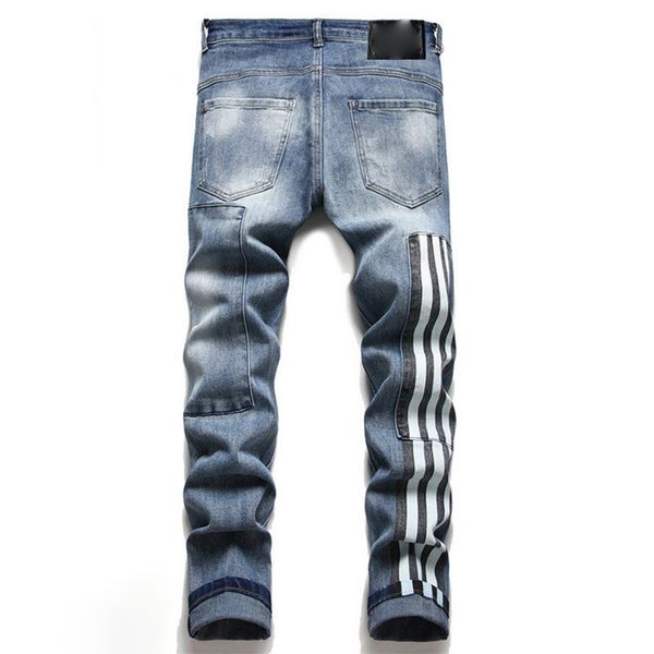 mens jeans classic hip hop pants stylist jeans distressed ripped biker jean slim fit motorcycle denim hj2, Blue
mens jeans classic hip hop pants stylist jeans distressed ripped biker jean slim fit motorcycle denim hj2, Blue