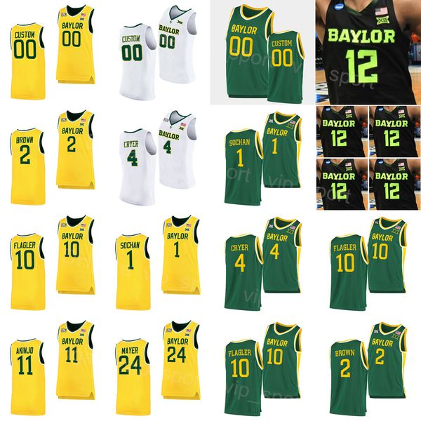 ncaa college basketball baylor bears 4 lj cryer jersey 10 adam flagler 11 james akinjo 24 matthew mayer 2 kendall brown 1 jeremy sochan univ, Black
ncaa college basketball baylor bears 4 lj cryer jersey 10 adam flagler 11 james akinjo 24 matthew mayer 2 kendall brown 1 jeremy sochan univ, Black