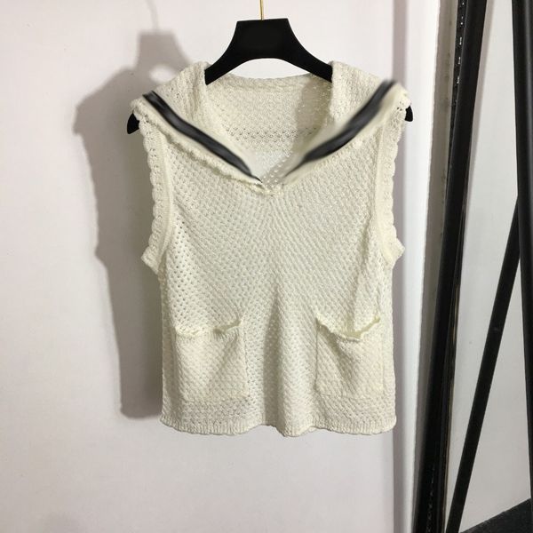 408 2022 milan style summer sweater brand same style sweater lapel neck sleeve pullover flora print white fashion womens clothes meiyi, White;black
408 2022 milan style summer sweater brand same style sweater lapel neck sleeve pullover flora print white fashion womens clothes meiyi, White;black
