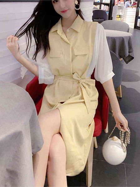 nxy casual dress new vintage women patchwork dresses office lady turndown collar split midi dress casual street korean fashion short sleeve, Black;gray
nxy casual dress new vintage women patchwork dresses office lady turndown collar split midi dress casual street korean fashion short sleeve, Black;gray