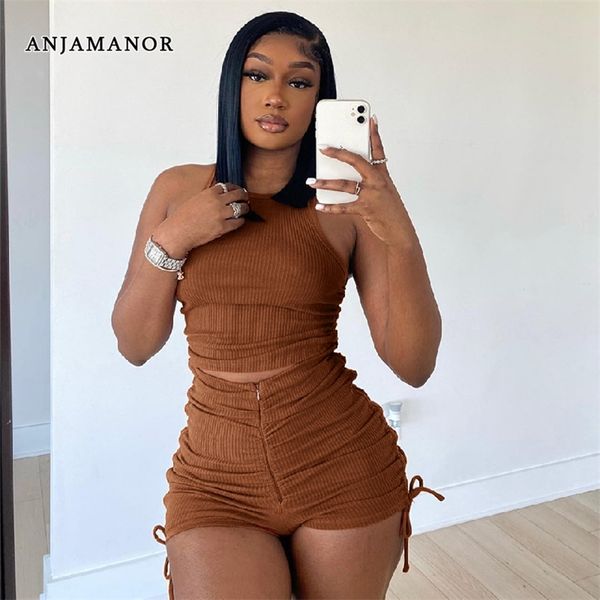 anjamanor sport summer clothes for women 2 piece sets drawstring zipper rib shorts and crop casual outfits d26cf33 220527, Gray
anjamanor sport summer clothes for women 2 piece sets drawstring zipper rib shorts and crop casual outfits d26cf33 220527, Gray