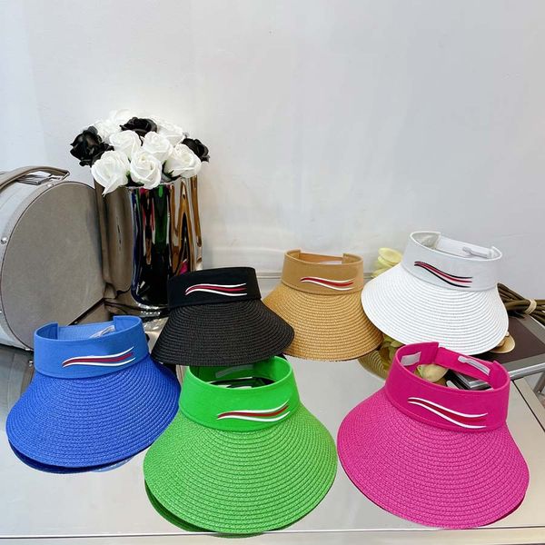 Summer Visors Casual Hat Beach Holiday Cap Grass Braid Letter Design for Man Woman 6 Color Good Quality, C1
Summer Visors Casual Hat Beach Holiday Cap Grass Braid Letter Design for Man Woman 6 Color Good Quality, C1