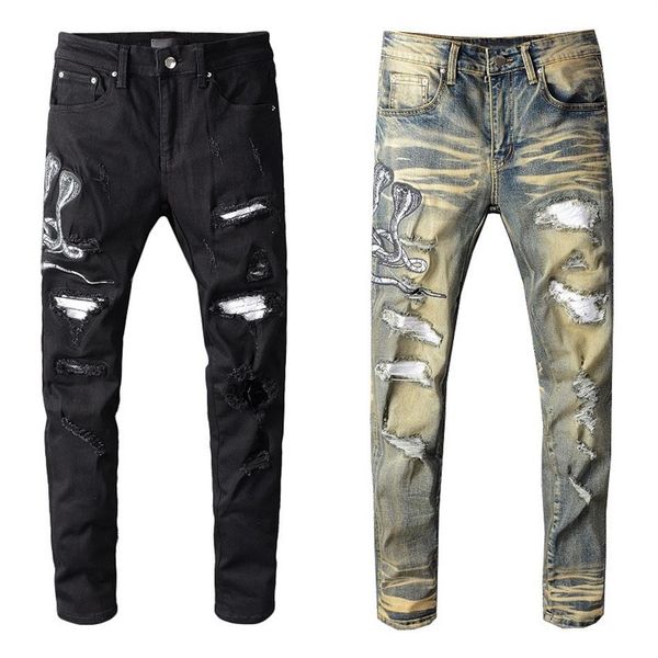 famous mens jeans mens ripped skinny slim elastic denim fit biker jeans fashion fit zipper ripped pants casual hip hop trousers252p, Blue
famous mens jeans mens ripped skinny slim elastic denim fit biker jeans fashion fit zipper ripped pants casual hip hop trousers252p, Blue