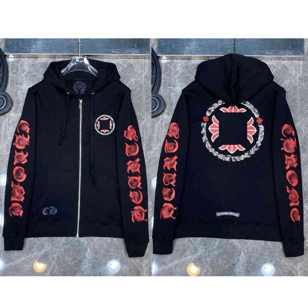 designer luxury sweatshirts fashion hoodies ch classic mens zipper hooded sweater cross flower pullover sanskrit pattern casual coat women, Black
designer luxury sweatshirts fashion hoodies ch classic mens zipper hooded sweater cross flower pullover sanskrit pattern casual coat women, Black