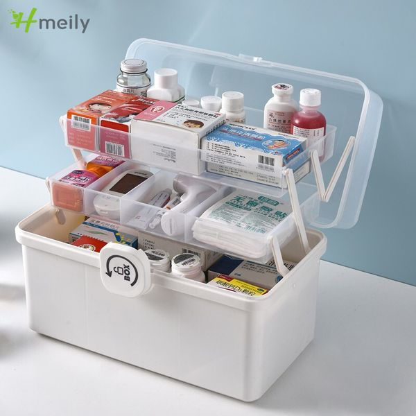 multifunctional large capacity pill case plastic first aid kit container family emergency medicine storage organizer with handle 220711
multifunctional large capacity pill case plastic first aid kit container family emergency medicine storage organizer with handle 220711