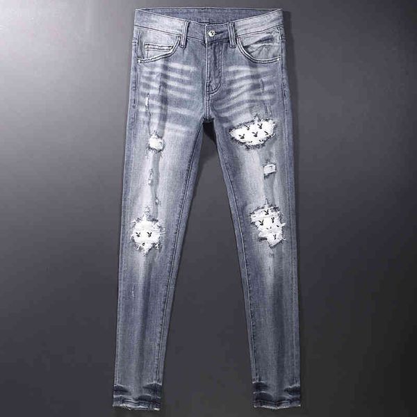 men's jeans trendy brand high-end jeans men's four season motorcycle wind broken hole trendy youth versatile hpgr, Blue
men's jeans trendy brand high-end jeans men's four season motorcycle wind broken hole trendy youth versatile hpgr, Blue