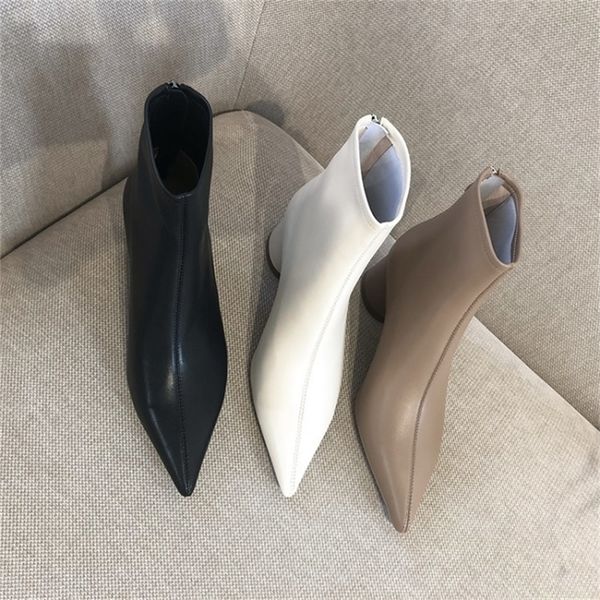 gpokhds women ankle boots soft sheepskin zippers pointed toe autumn spring high heels female boots size 3440 201102, Black
gpokhds women ankle boots soft sheepskin zippers pointed toe autumn spring high heels female boots size 3440 201102, Black