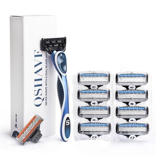 qshave blue men shaving razor 1 handle 10 cartridges1pc x3 blade 9pcs x5 blade 220708
qshave blue men shaving razor 1 handle 10 cartridges1pc x3 blade 9pcs x5 blade 220708