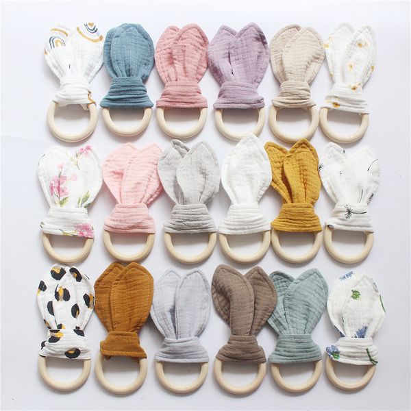 bunny ear teether fabric wooden teething ring with crinkle material shower gift
bunny ear teether fabric wooden teething ring with crinkle material shower gift