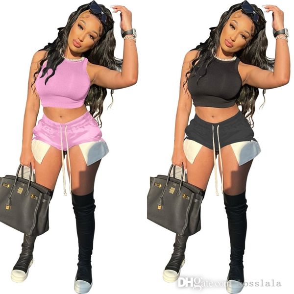 summer shorts tracksuits designer women two piece outfits t-shirt pants sets ladies sweatsuits clothes, Gray
summer shorts tracksuits designer women two piece outfits t-shirt pants sets ladies sweatsuits clothes, Gray