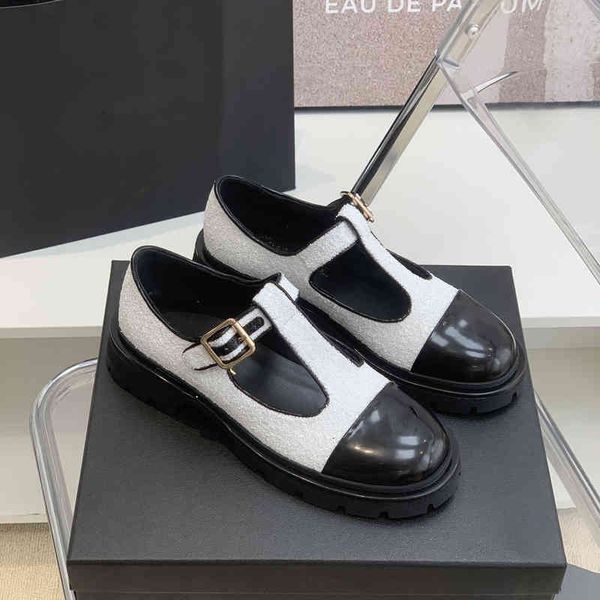 dress shoes spring and summer thick soled casual leather shoes women's small fragrance style heel mary jane single round headed, Black
dress shoes spring and summer thick soled casual leather shoes women's small fragrance style heel mary jane single round headed, Black