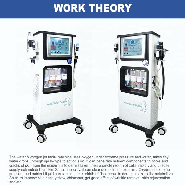 7 in 1 multifunction water bubble jet peel oxygen spray facial therapy machine for skincare, Black;white
7 in 1 multifunction water bubble jet peel oxygen spray facial therapy machine for skincare, Black;white