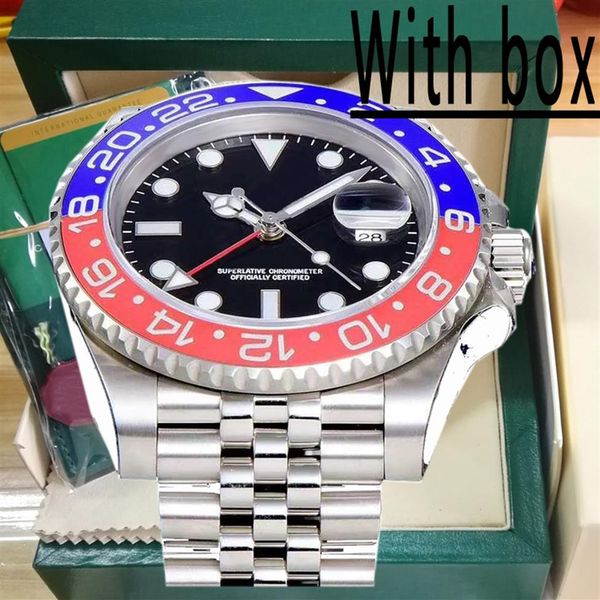 20 types mens watches 2813 blue&red ceramic bezel black dial sapphire 904l stainless steel luminous mechanical self-winding sweepi241b, Slivery;brown
20 types mens watches 2813 blue&red ceramic bezel black dial sapphire 904l stainless steel luminous mechanical self-winding sweepi241b, Slivery;brown