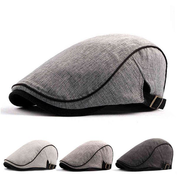 men women british vintage cotton cap outdoor sport adjustable driving sun flat cabbie newsboy hat berets hat gift j220722, Blue;gray
men women british vintage cotton cap outdoor sport adjustable driving sun flat cabbie newsboy hat berets hat gift j220722, Blue;gray