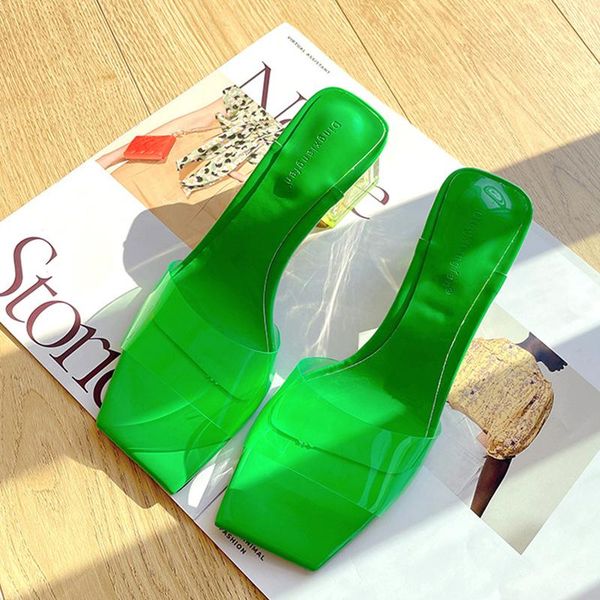 sandals 2022 summer women's the high-heeled open toe fresh green shoes one word with half slippers, Black
sandals 2022 summer women's the high-heeled open toe fresh green shoes one word with half slippers, Black