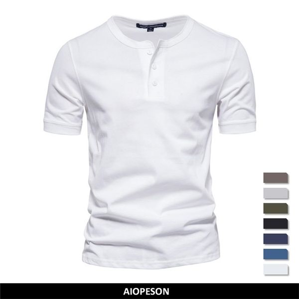 aiopeson 100% cotton henry collar t shirt men casual summer short sleeve mens t shirts fashion basic tshirt male 220607, White;black
aiopeson 100% cotton henry collar t shirt men casual summer short sleeve mens t shirts fashion basic tshirt male 220607, White;black