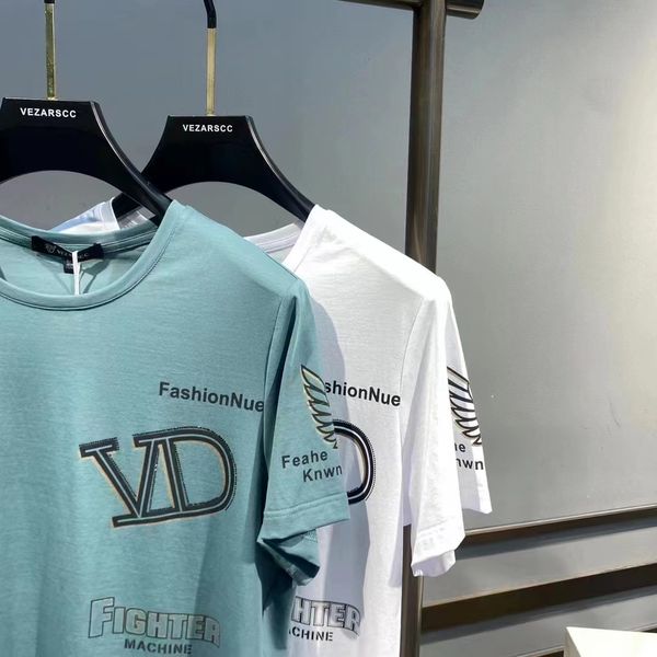 fashion men's t-shirt short sleeve european and american export orders wholesale, White;black
fashion men's t-shirt short sleeve european and american export orders wholesale, White;black