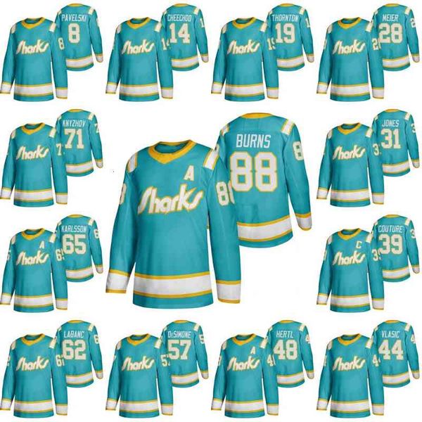 88 brent burns joe pavelski evander kane patrick marleau joe thornton logan couture 2020 throwback authentic player jersey hocke jersey, Black
88 brent burns joe pavelski evander kane patrick marleau joe thornton logan couture 2020 throwback authentic player jersey hocke jersey, Black