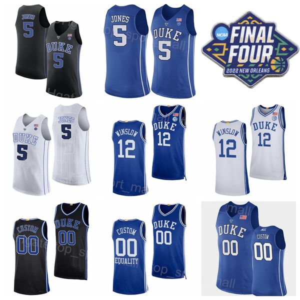 ncaa final four basketball college blue devils 3 tre jones jersey 2 quinn cook 12 justise winslow 5 tyus jones 1 jabari parker 5 rodney hood, Black
ncaa final four basketball college blue devils 3 tre jones jersey 2 quinn cook 12 justise winslow 5 tyus jones 1 jabari parker 5 rodney hood, Black