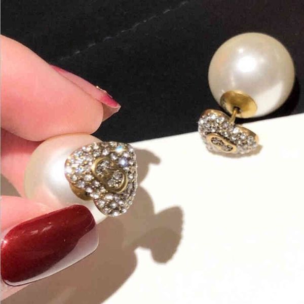the jewel online wind brilliant diamonds pearl love earrings female personality cool wind red, Silver
the jewel online wind brilliant diamonds pearl love earrings female personality cool wind red, Silver