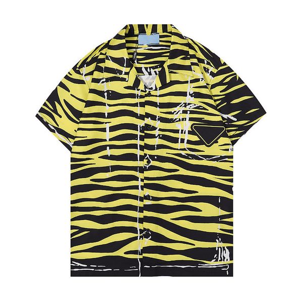 2022 luxury designer shirts mens fashion tiger print v silk bowling clothing casual shirts men slim fit short sleeve dress shirt, White;black
2022 luxury designer shirts mens fashion tiger print v silk bowling clothing casual shirts men slim fit short sleeve dress shirt, White;black