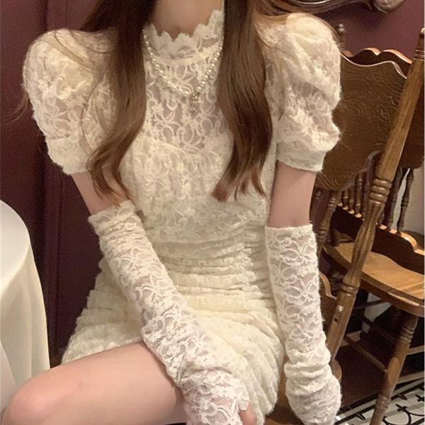 spring lace design elegant y2k mini dress woman party bodycon dress casual puffer sleeve dress korea fashion 220509, Black;gray
spring lace design elegant y2k mini dress woman party bodycon dress casual puffer sleeve dress korea fashion 220509, Black;gray