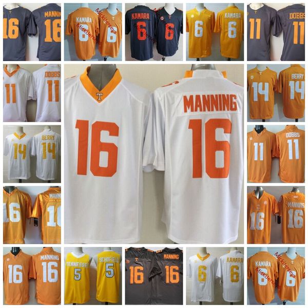 16 peyton manning jersey 6 alvin kamara jersey 14 eric berry 11 joshua dobbs jason witten admiral schofield ncaa tennessee volunteers stitch, Black
16 peyton manning jersey 6 alvin kamara jersey 14 eric berry 11 joshua dobbs jason witten admiral schofield ncaa tennessee volunteers stitch, Black