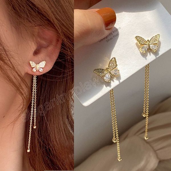 trendy long tassel butterfly dangle earrings for women gold color hanging earrings summer party jewelry boucle oreille femme, Silver
trendy long tassel butterfly dangle earrings for women gold color hanging earrings summer party jewelry boucle oreille femme, Silver