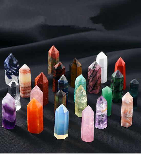 natural stone pink crystal high 4-5cm hexagonal prism ornaments quartz healing crystals energy reiki gem craft hand pieces living room decor, Black
natural stone pink crystal high 4-5cm hexagonal prism ornaments quartz healing crystals energy reiki gem craft hand pieces living room decor, Black
