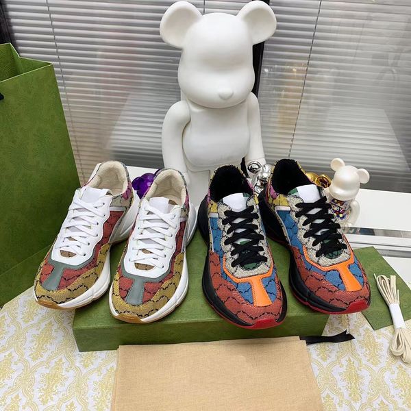 made in italy rhyton shoes multi color men sneakers casual fashion vintage luxury chaussures woman shoe fashion wave mouth sneaker lace box, Black
made in italy rhyton shoes multi color men sneakers casual fashion vintage luxury chaussures woman shoe fashion wave mouth sneaker lace box, Black