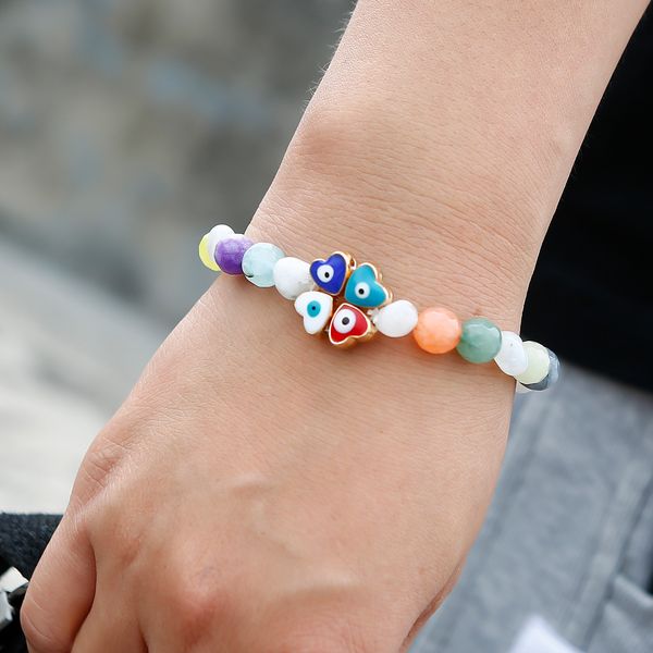 eye heart bracelet women's new woven amethyst strawberry crystal love hand string blue eye, Golden;silver
eye heart bracelet women's new woven amethyst strawberry crystal love hand string blue eye, Golden;silver