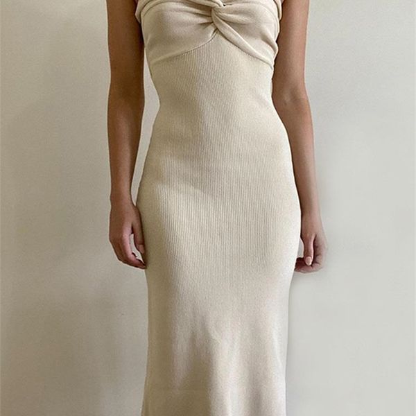 women summer tube dress fashion knitted strapless backless dresses female club party slim elegant corset dress 220509, Black;gray
women summer tube dress fashion knitted strapless backless dresses female club party slim elegant corset dress 220509, Black;gray