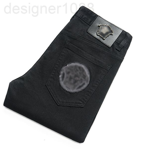 men's jeans designer brand black spring and summer thin jeans men's embroidery trend slim fit elastic small straight long pants 18, Blue
men's jeans designer brand black spring and summer thin jeans men's embroidery trend slim fit elastic small straight long pants 18, Blue