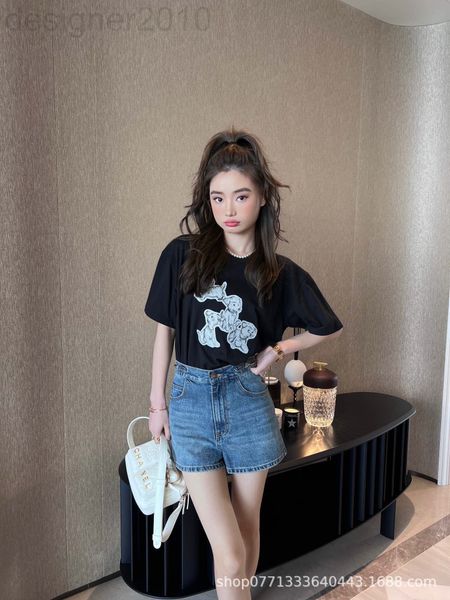 women's t-shirt designer chaopai 22 spring and summer new product ce puppy fleece printing drilling technology t-shirt fabric soft comf, White
women's t-shirt designer chaopai 22 spring and summer new product ce puppy fleece printing drilling technology t-shirt fabric soft comf, White