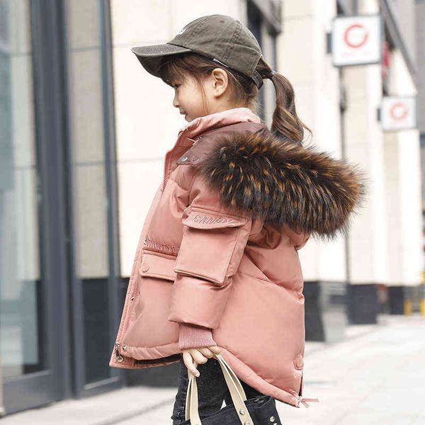 2021 fashion winter jacket down jacket for boys girls clothing 2-10 jr children's clothing thicker outerwear parka real nature fur j220, Blue;gray
2021 fashion winter jacket down jacket for boys girls clothing 2-10 jr children's clothing thicker outerwear parka real nature fur j220, Blue;gray