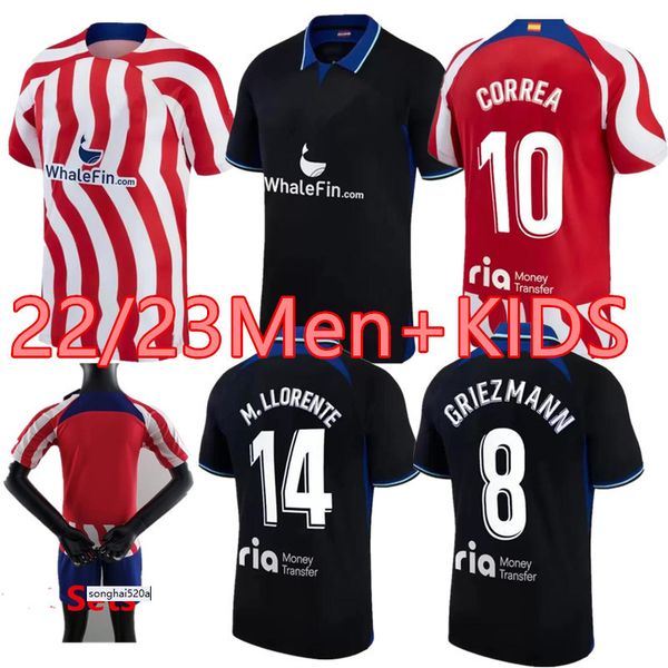felix soccer jersey 22 23 joao m. llorente jersey suarez correa camiseta football shirts uniforms men kids kit set griezmann r. de paul, Black;yellow
felix soccer jersey 22 23 joao m. llorente jersey suarez correa camiseta football shirts uniforms men kids kit set griezmann r. de paul, Black;yellow
