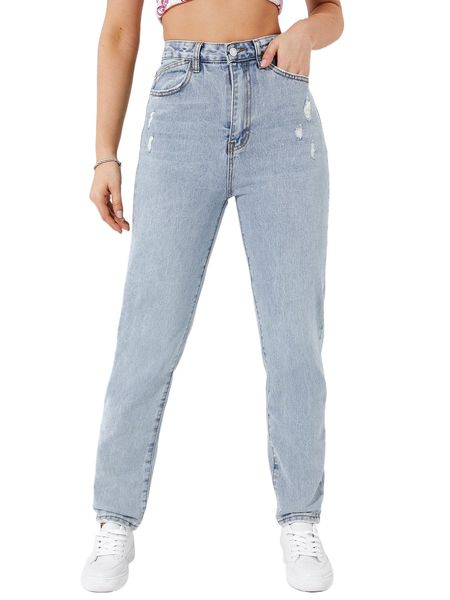 high waisted ripped mom fit jeans i5ng#, Blue
high waisted ripped mom fit jeans i5ng#, Blue