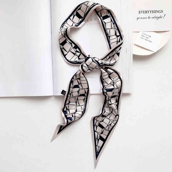 designer silk head bag hair scarf pointed spring and summer small scarf womens narrow strip lattice multifunctional decorative silk ribbon, Blue;gray
designer silk head bag hair scarf pointed spring and summer small scarf womens narrow strip lattice multifunctional decorative silk ribbon, Blue;gray