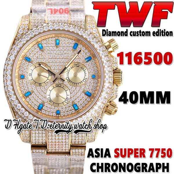 2022 twf v3 cf116503 eta 7750 sa7750 chronograph automatic mens watch jh116595 diamond inlay dial 904l stainless iced out diamonds gold brac, Slivery;brown
2022 twf v3 cf116503 eta 7750 sa7750 chronograph automatic mens watch jh116595 diamond inlay dial 904l stainless iced out diamonds gold brac, Slivery;brown
