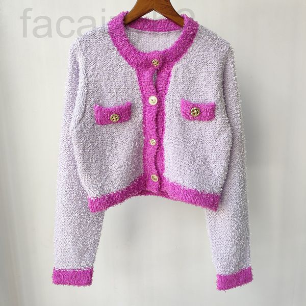 women's knits & tees designer 22 autumn new french color contrast metal button short knitted cardigan for women iqhx, White
women's knits & tees designer 22 autumn new french color contrast metal button short knitted cardigan for women iqhx, White