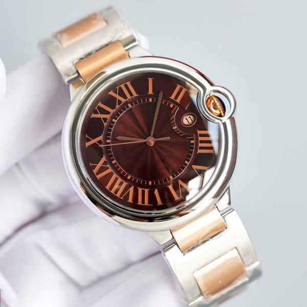 fashion mens watch automatic mechanical watches 42mm fashion wristwatch stainless steel strap life waterproof wristwatches gift for men high, Slivery;brown
fashion mens watch automatic mechanical watches 42mm fashion wristwatch stainless steel strap life waterproof wristwatches gift for men high, Slivery;brown