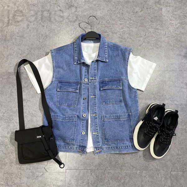 men's vests designer spring denim vest 2022 men's new loose jacket fashion gtba800 rmv1, Black;white
men's vests designer spring denim vest 2022 men's new loose jacket fashion gtba800 rmv1, Black;white